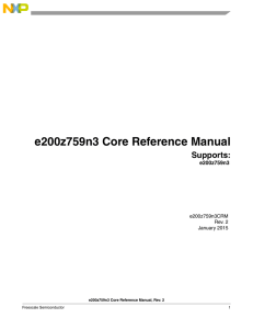e200Z759N3CRM: e200Z759N3 Core Reference Manual