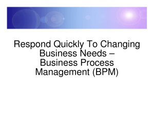 Respond Quickly To Changing Business Needs