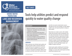 Tools help utilities predict and respond quickly to water quality change