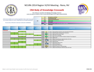 NCURA 2014 Region VI/VII Meeting