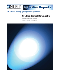 CFL Residential Downlights