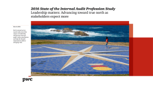 2016 State of the Internal Audit Profession Study