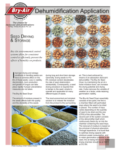 Seed Drying and Storage