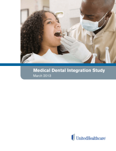 Medical Dental Integration Study