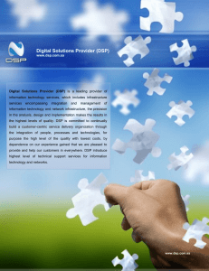 Digital Solutions Provider (DSP)