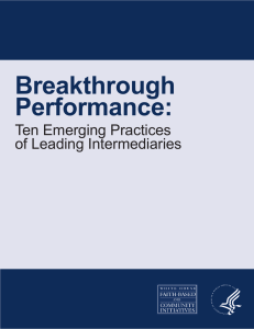 Breakthrough Performance: Ten Emerging Practices of Leading