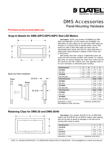 Datel DMS-BZL4-C datasheet: pdf