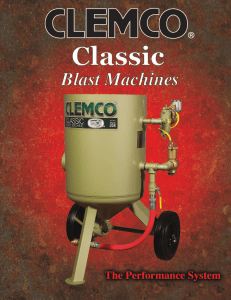 Classic Blast Machines - Clemco Industries Corp.