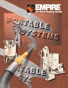 Portable Systems Brochure - Empire Abrasive Equipment