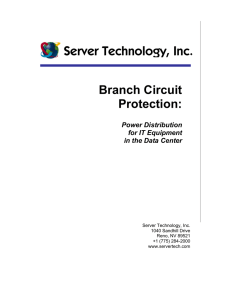 Branch Circuit Protection in PDUs
