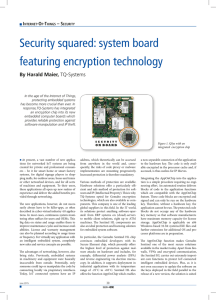 Security squared: system board featuring encryption - TQ