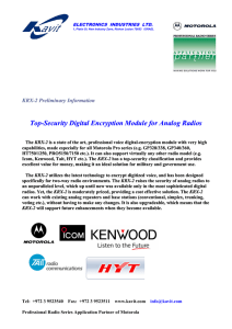 Top-Security Digital Encryption Module for Analog Radios