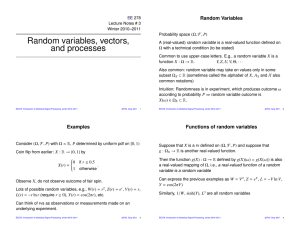 Random variables, vectors, and processes