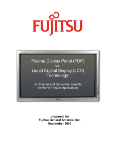 Plasma Display Panel (PDP) vs. Liquid Crystal Display