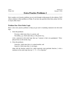 Extra Practice Problems 2