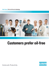 Customers prefer oil-free