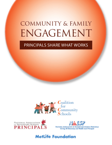 Community and Family Engagement: Principals Share What Works
