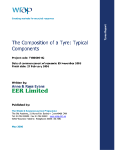 The Composition of a Tyre: Typical Components