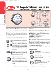 Magnehelic® Differential Pressure Gages