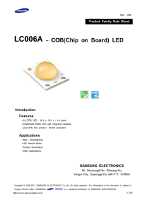 LC006A - COB(Chip on Board) LED