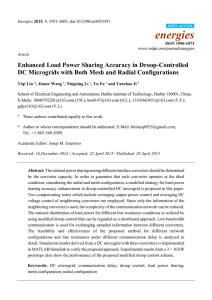 Enhanced Load Power Sharing Accuracy in Droop