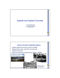 Asphalt and Asphalt Concrete