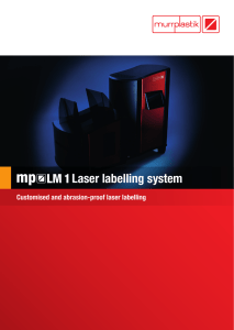 Laser labelling system - mp