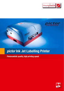pictor Ink Jet Labelling Printer
