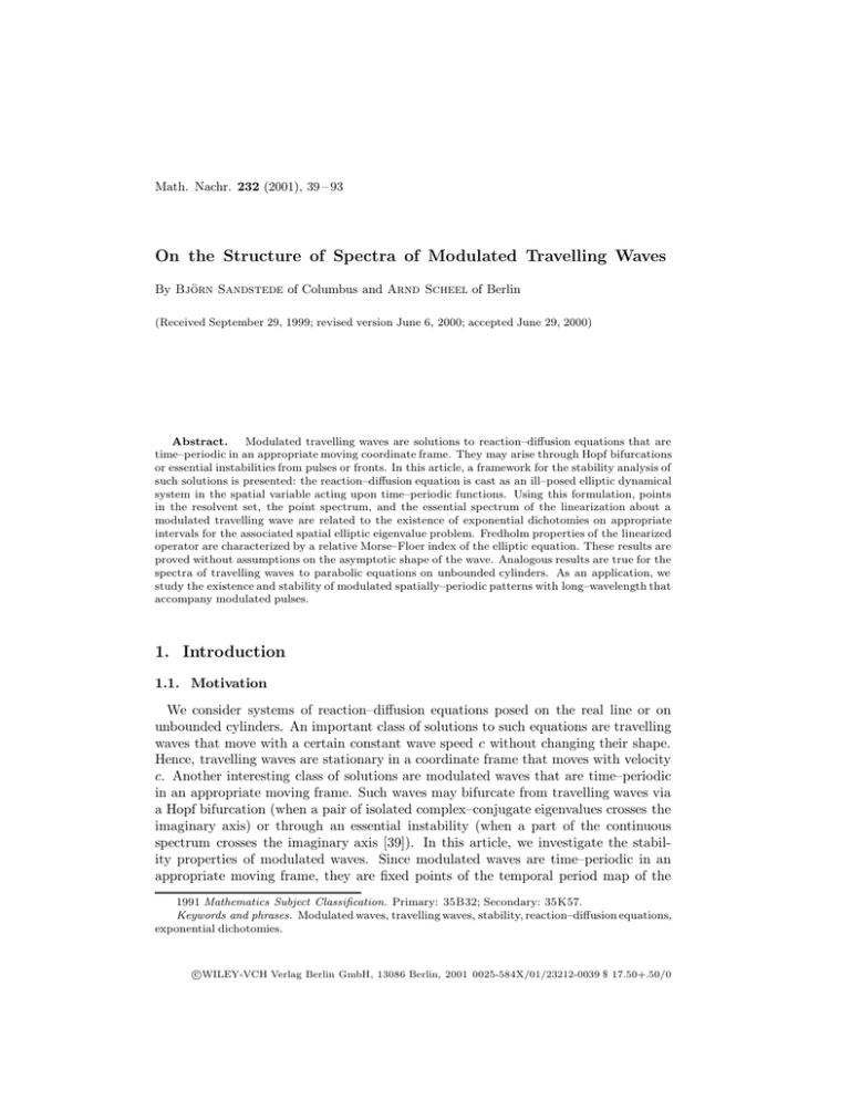 on-the-structure-of-spectra-of-modulated-travelling-waves-1