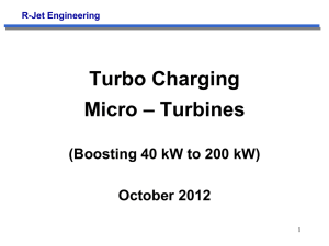 Turbo Charging Micro – Turbines