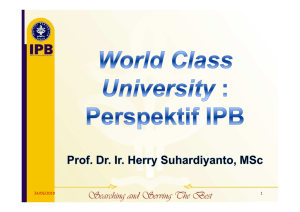 Presentasi Herry Suhardianto IPB-WCU MB IPB [Compatibility Mode]