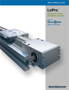 LoPro Un-driven - Your Source for High Speed and High Precision