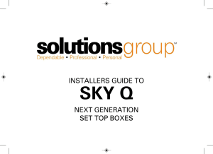 SKY Q - Solutions Group