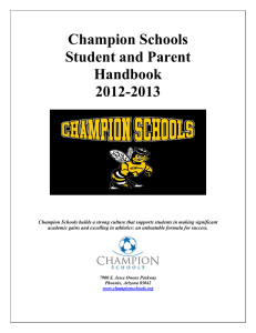 Champion Schools - Champion Chandler