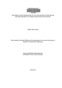 SINUSOIDAL PWM CONTROLLER OF VOLTAGE SOURCE