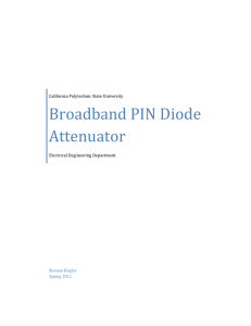 Broadband PIN Diode Attenuator