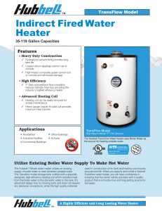 Indirect Fired Water Heater