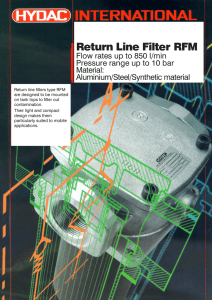 Return Line Filter RFM