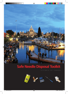 Safe Needle Disposal Toolkit