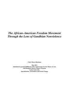 The African-American Freedom Movement Through