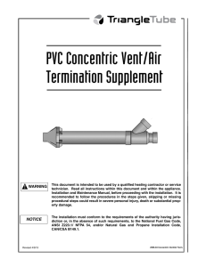 PVC concentric vent/air termination supplement 1.06