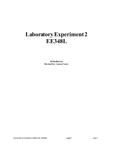 Laboratory Experiment 2 EE348L