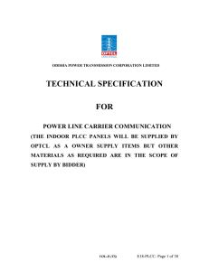 technical specification for