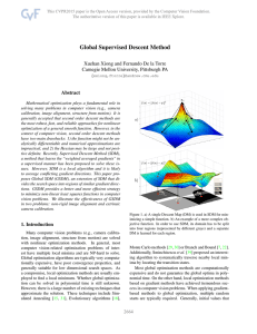 Global Supervised Descent Method