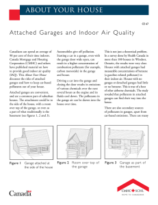 Attached Garages and Indoor Air Quality