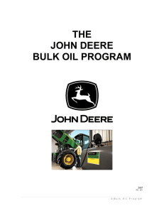 the john deere bulk oil program