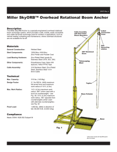Miller SkyORB™ Overhead Rotational Boom Anchor
