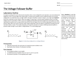 The Voltage-Follower Buffer