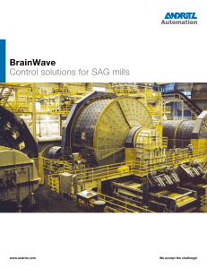 BrainWave: Control solutions for SAG mills