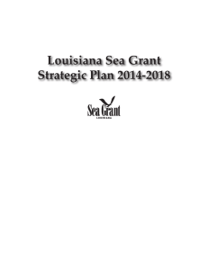 Louisiana Sea Grant Strategic Plan 2014-2018